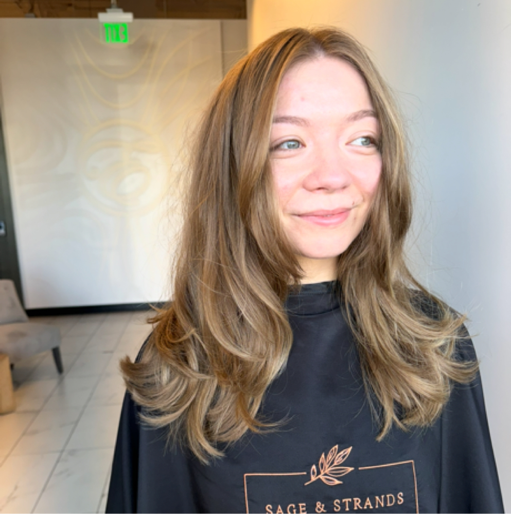 Intentional Haircut & Style at Sage & Strands in Gilbert, AZ