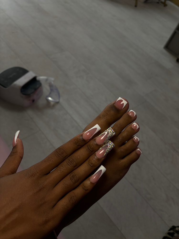 Acrylic toes full set ADD ON