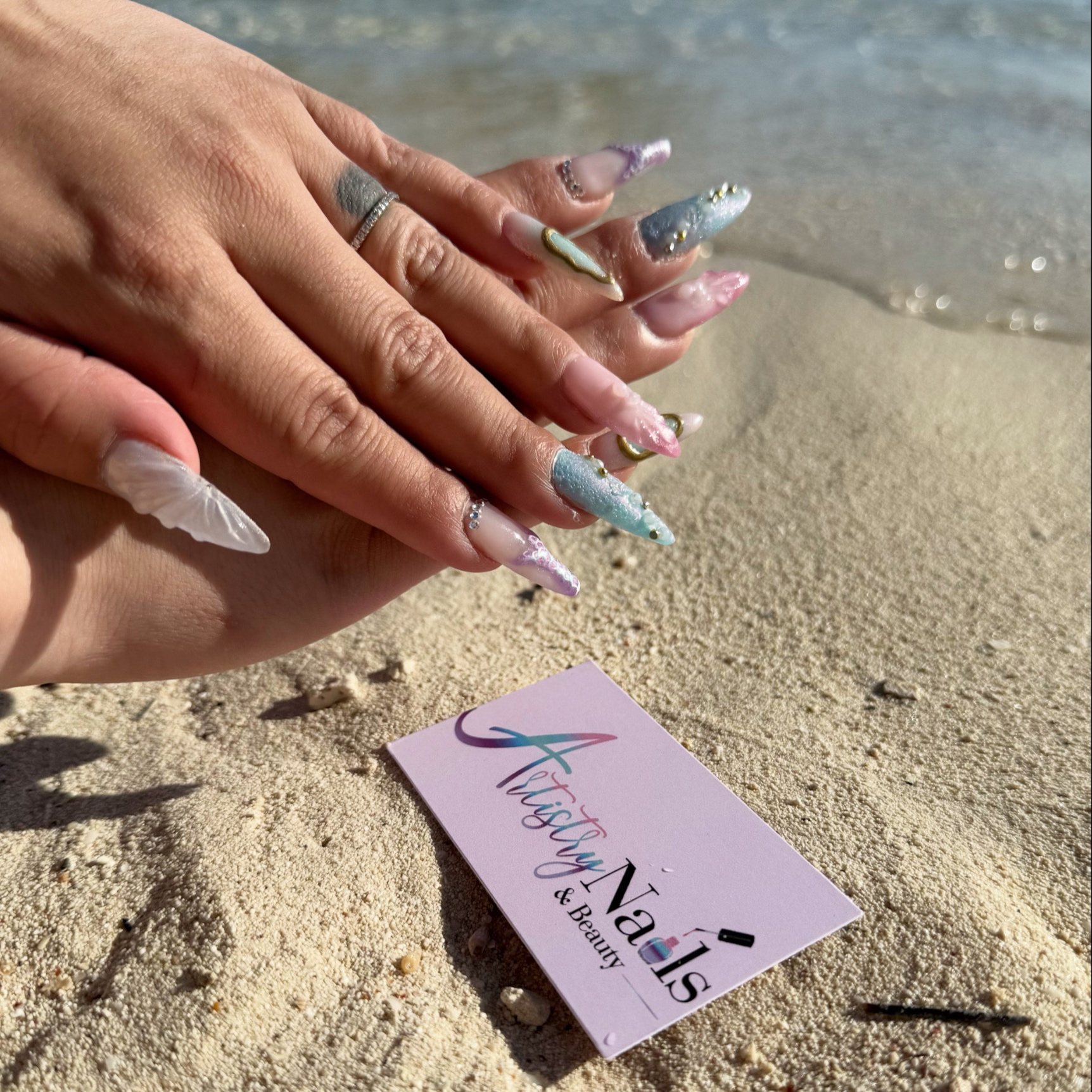 Gel-X Full Set (Medium) at Artistry Nails, Hair & Beauty in Huntington Park, CA