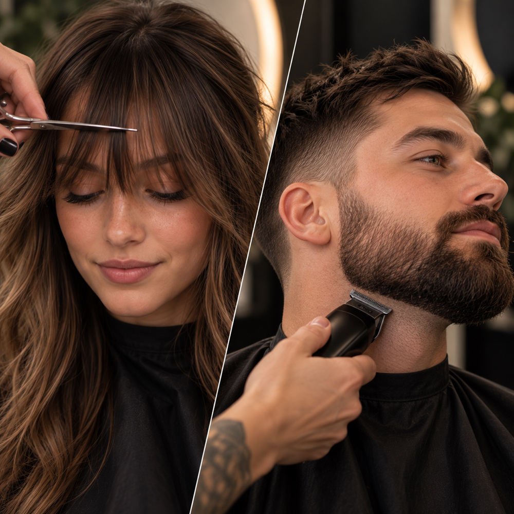 Bang Or Beard Trim at Revolt Hair studio in Allentown, PA