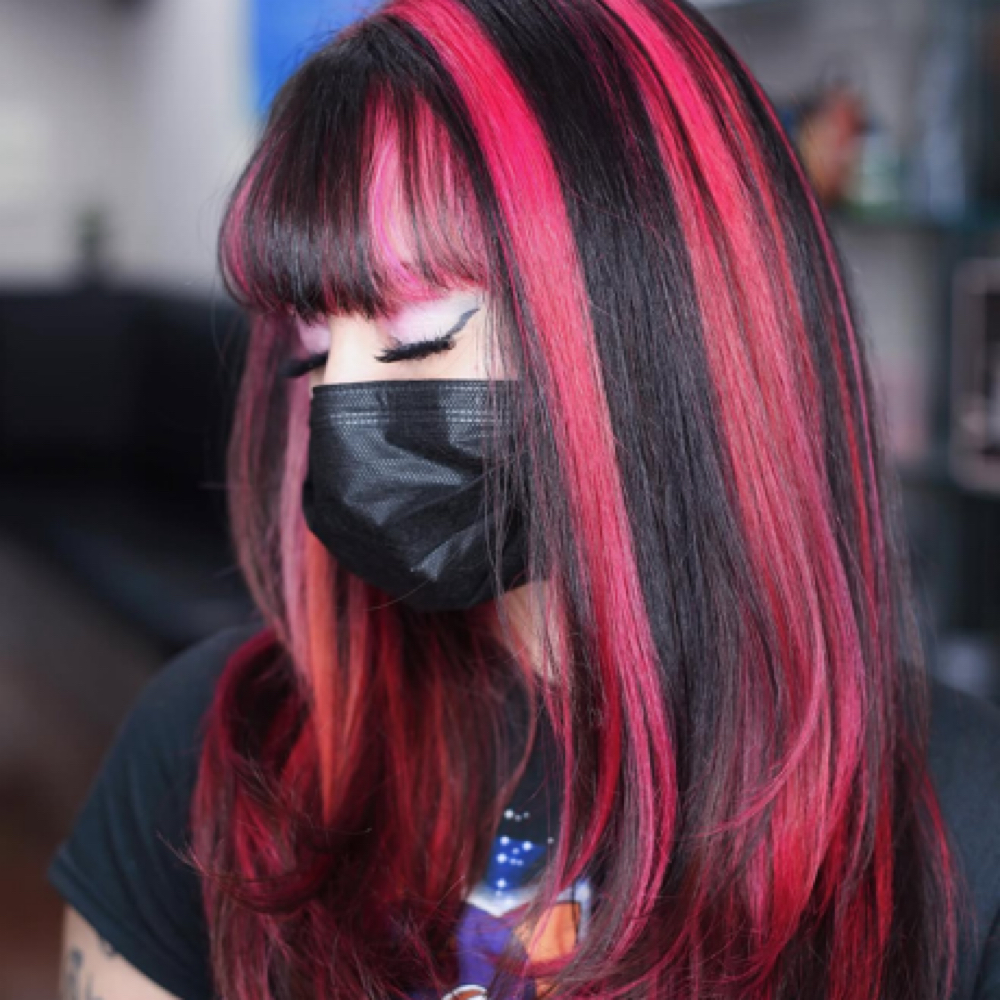 Chunky/Color Block Highlight at Angelic Touch Studio in Renton, WA