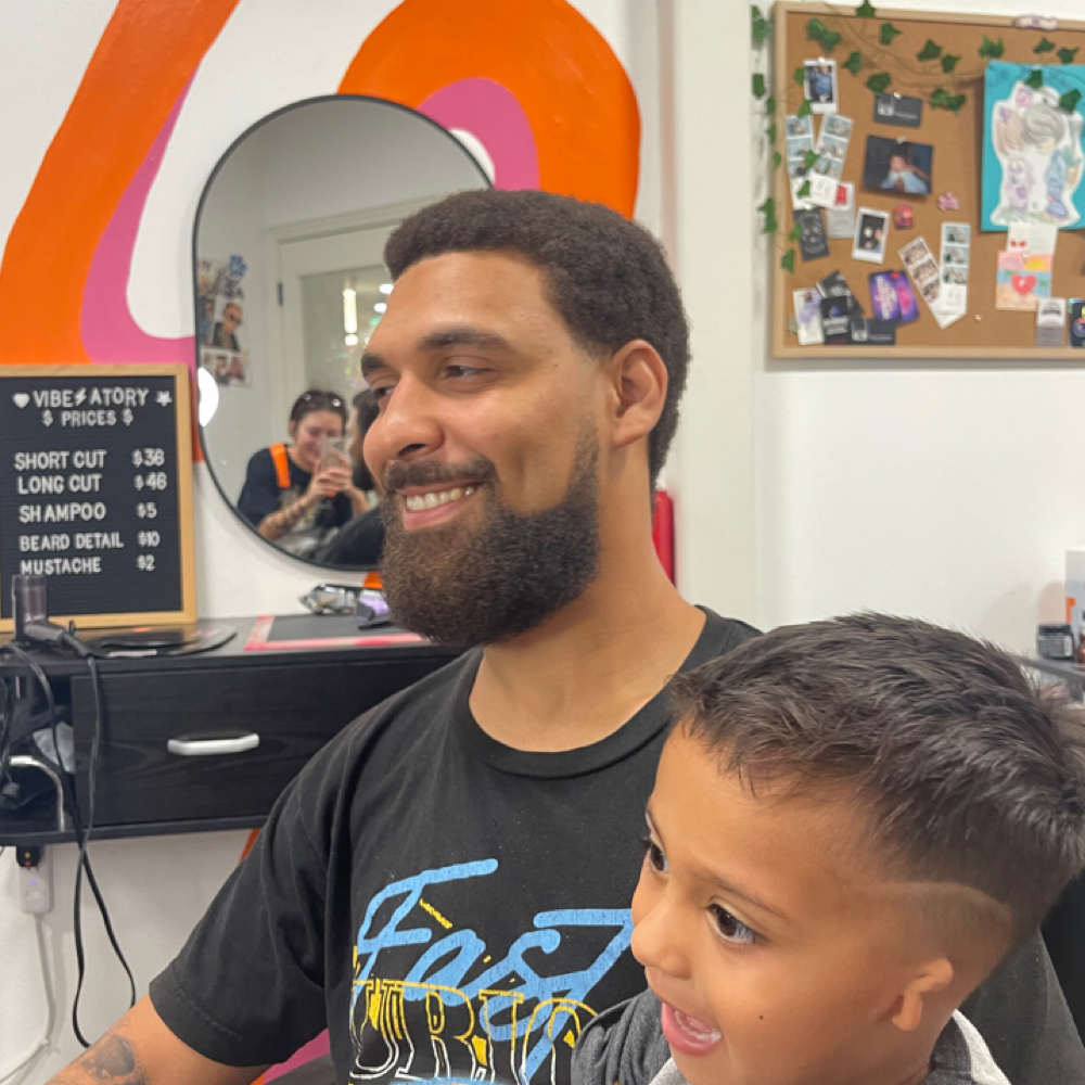 Parent & Child Haircut Combo at Vibeatory Hair Shop in Tempe, AZ