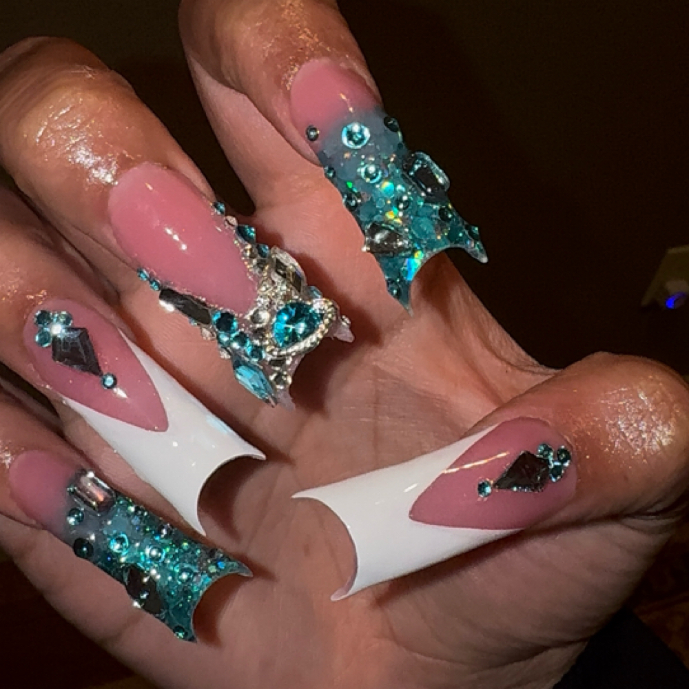 Long Nails at nailzz by stunz in Brighton, CO