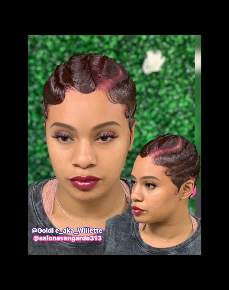 Finger Waves at Salon Avangarde313 in Oak Park, MI
