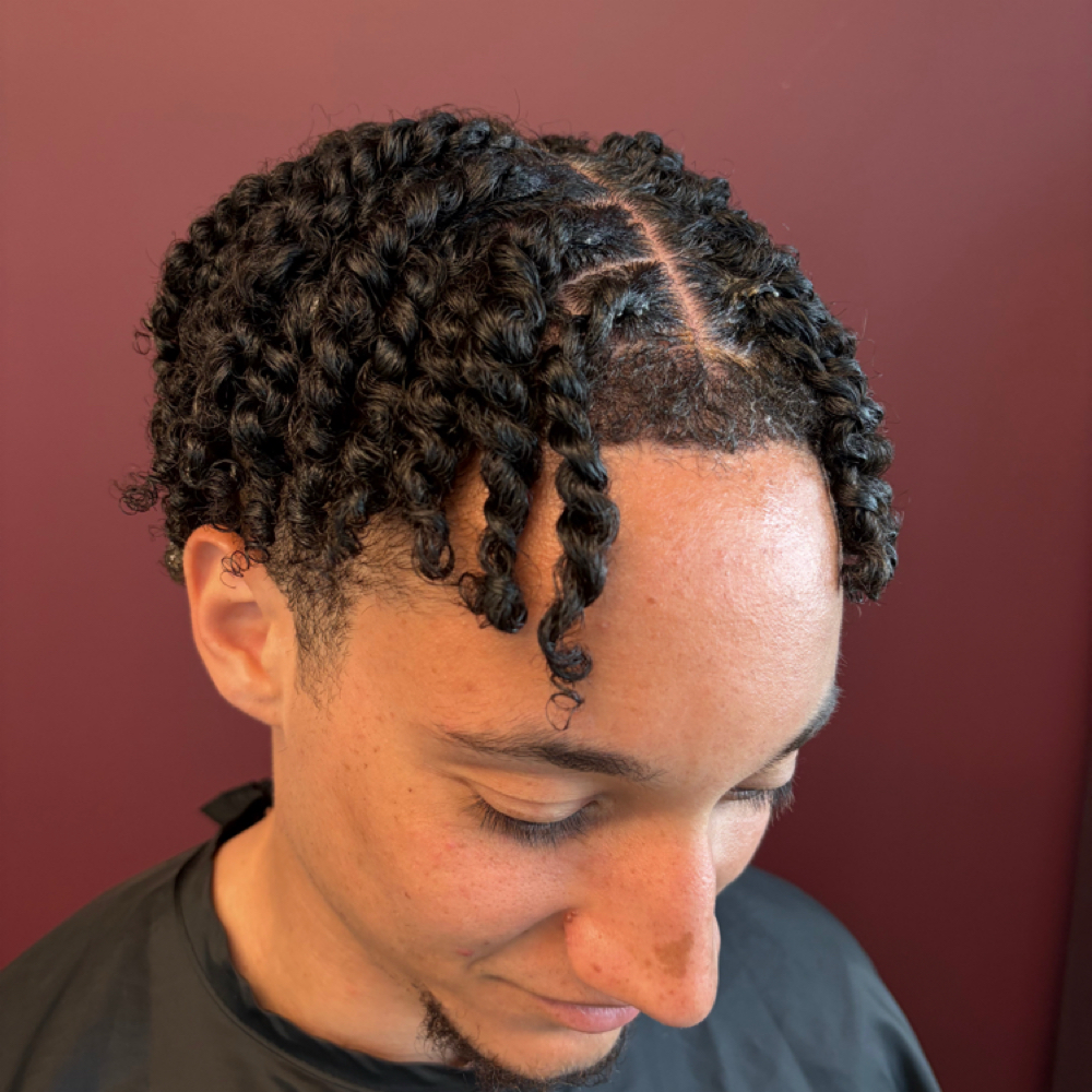 Male Kinky Twist Small at Natural Hair And Extensions in Portland, OR