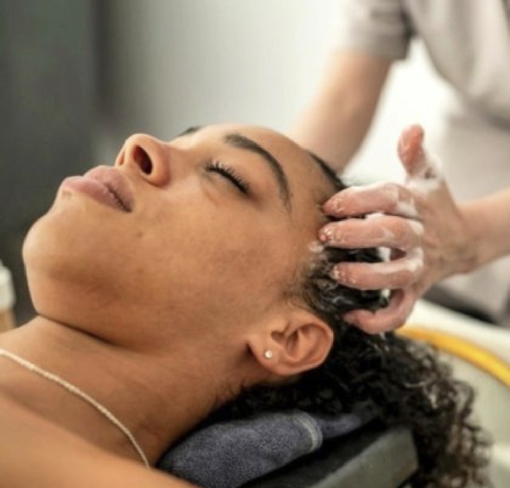 Stress-Relief Scalp Massage