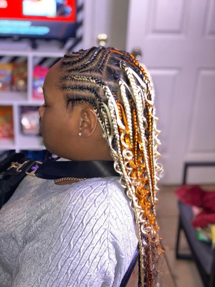 Stitch Scalp Braids with Knotless