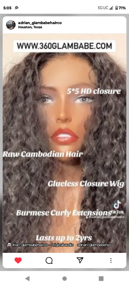 Glam Babe Or BYOWig Install Closure