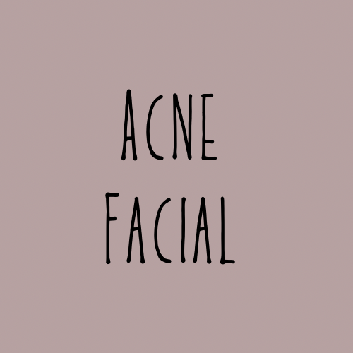 Acne Facial