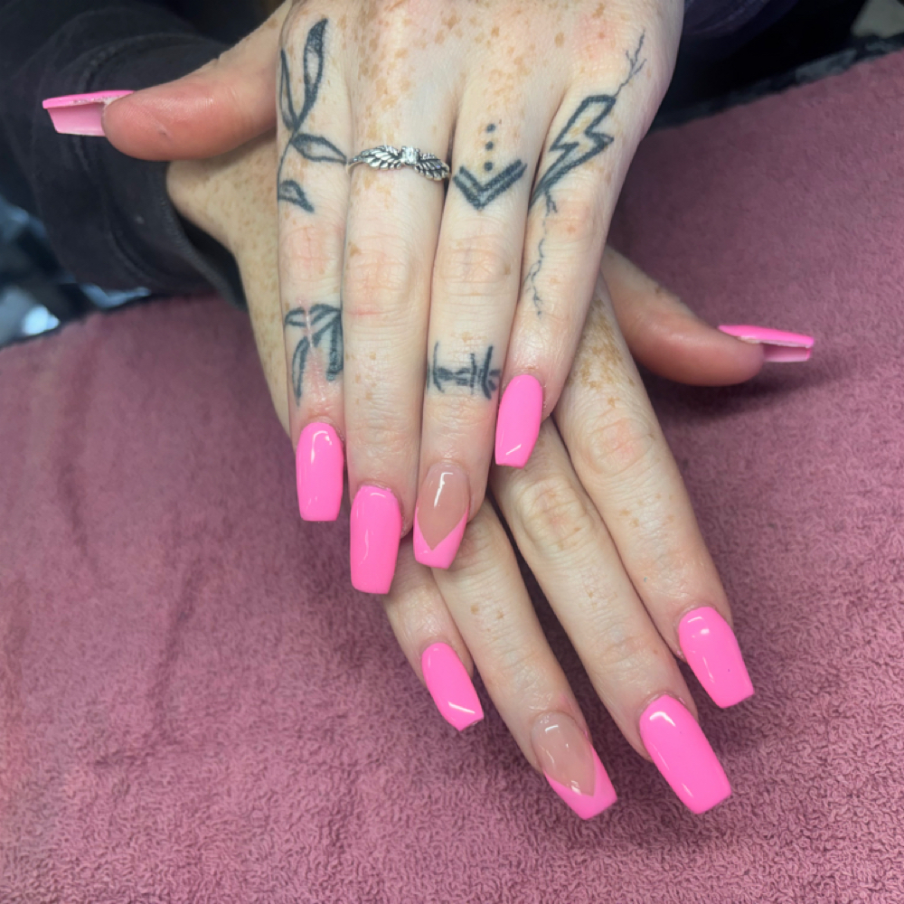 Acrylic Full Set at Deep Roots LLC. in Kingwood, WV