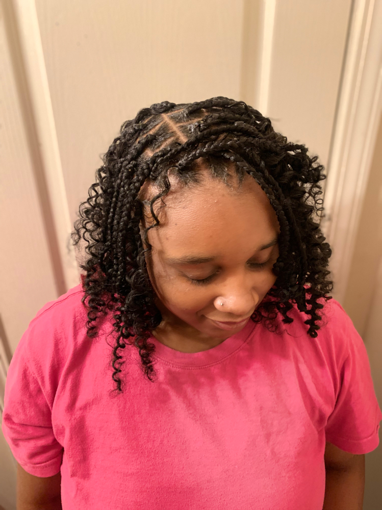 Boho Knotless Bob