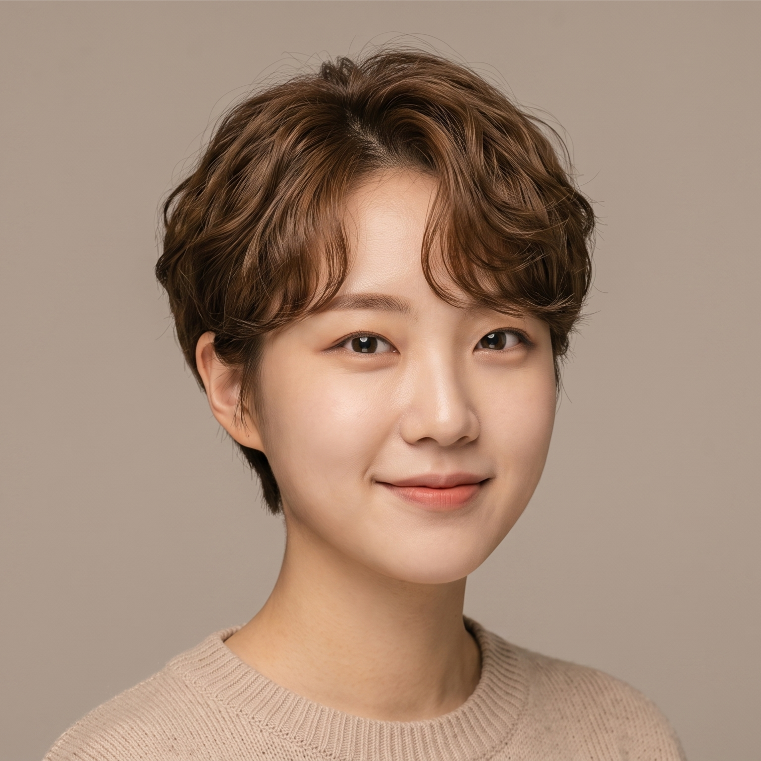 Regular Perm (Women) Short Hair at IOstudio in chicago, IL