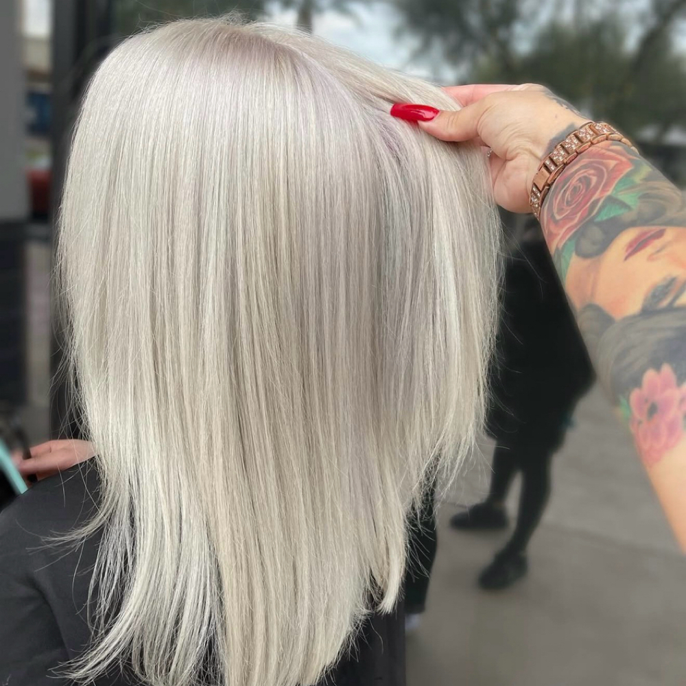 Solid Blonde at Hair By LeFlair in Peoria, AZ