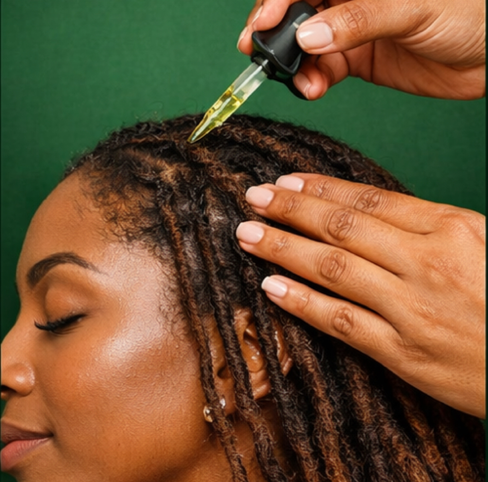 Hot Oil Treatment at Butterfly Styles | Natural Locs in Long Beach, CA