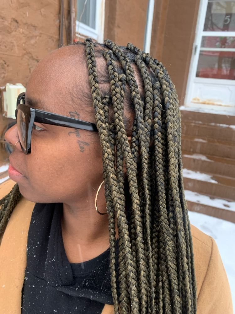 Medium Box Braids