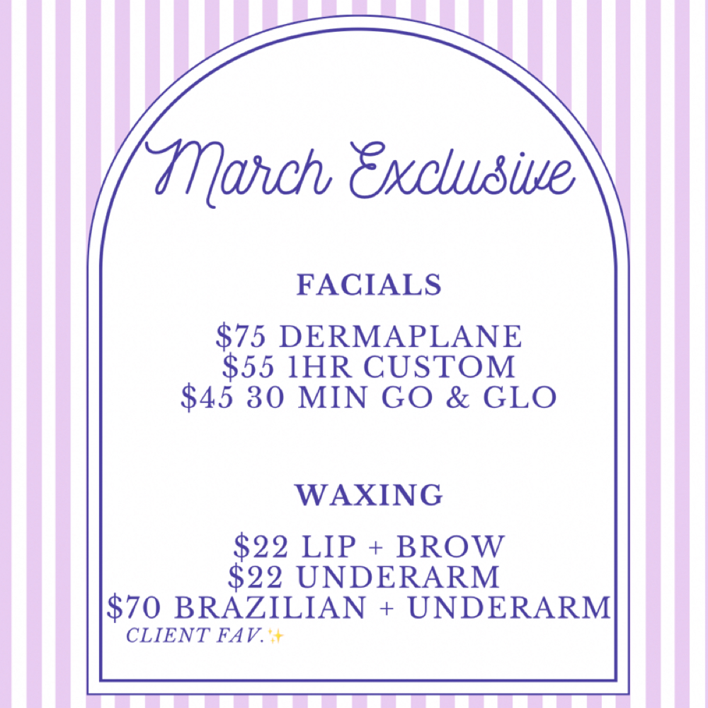 March Brow & Lip Wax at Blend beauty bar in Yukon, OK