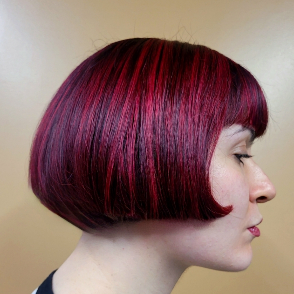 Custom Color Touch Up/custom Gloss at Texture Salon Salem in Salem, MA