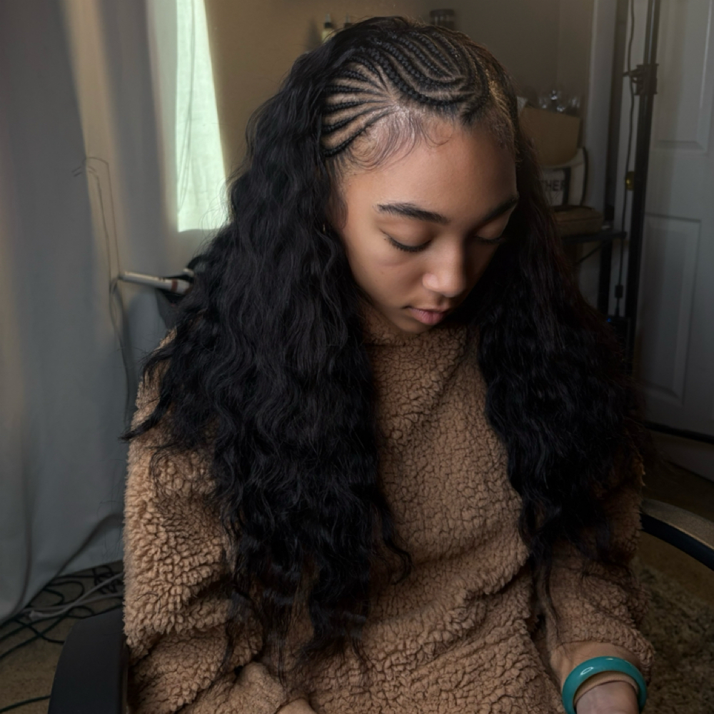 Fulani Sew-In (No-Leavout) at The Arie Beauty Bar in Sacramento, CA