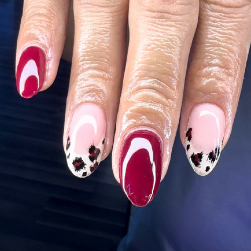 Full Acrylic Set at The Look Beauty Lounge in Bakersfield, CA