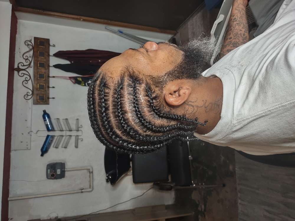 Cornrows Up To 7 Straight Back
