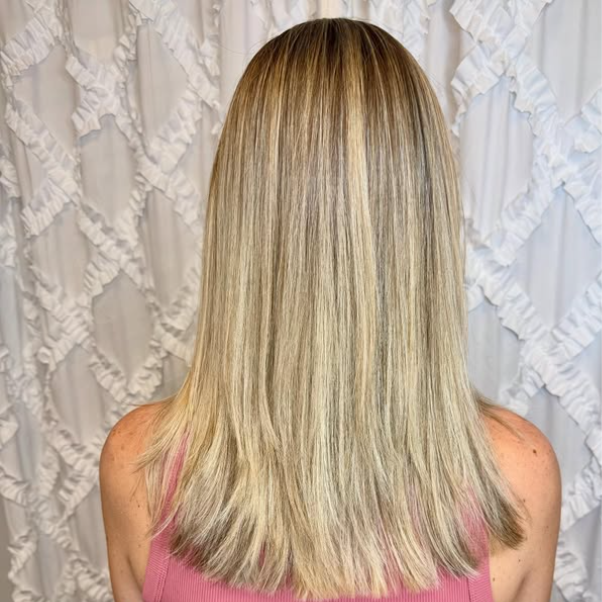 Partial Foil/Balayage & Cut at Hair Designs by Jessica in Cary, NC