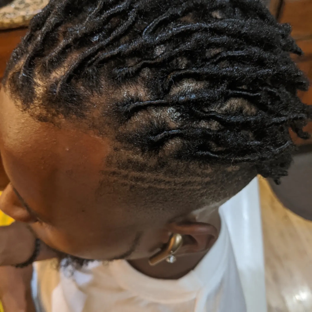 Loc  Top Retwist Tapered Sides