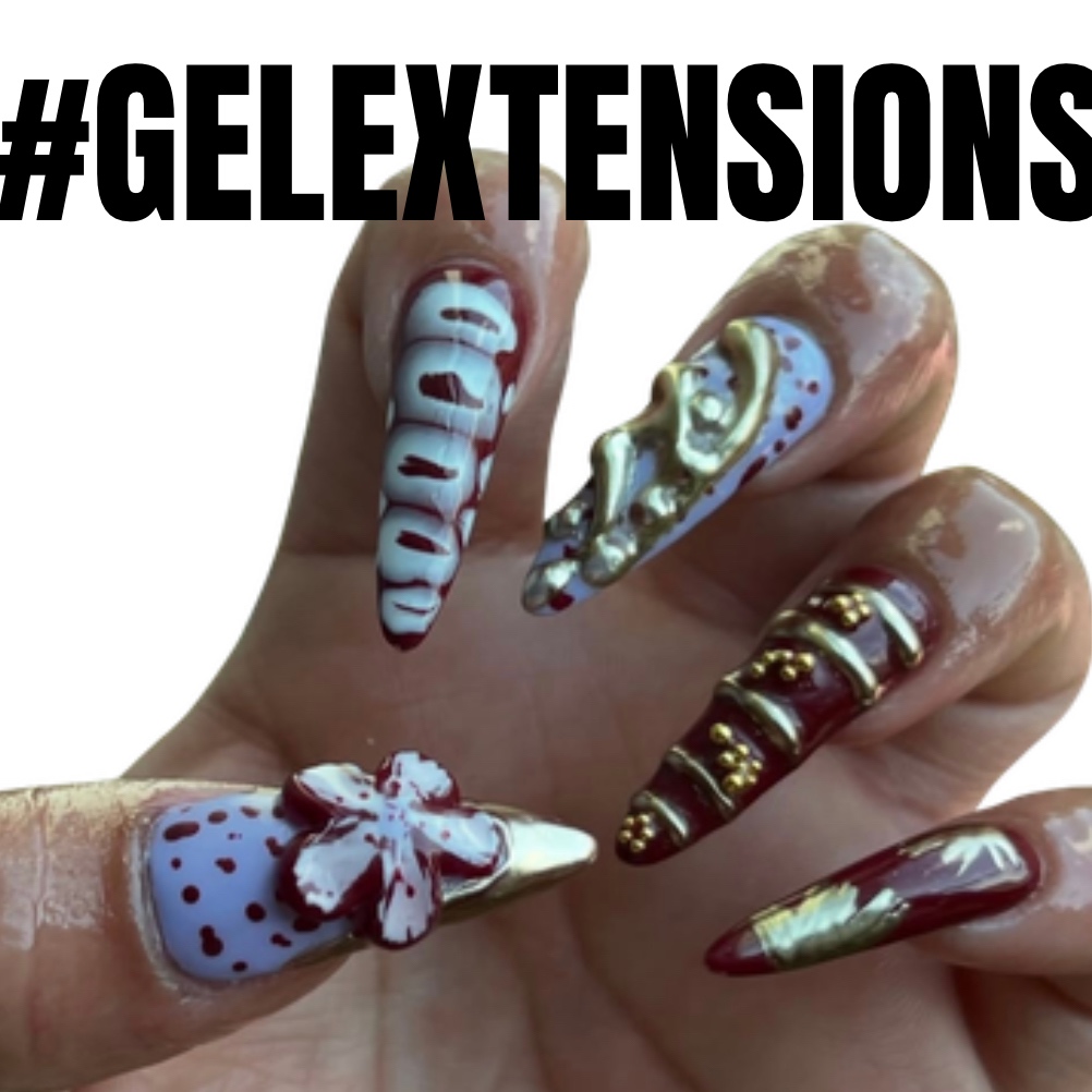 Full cover gel extension tips