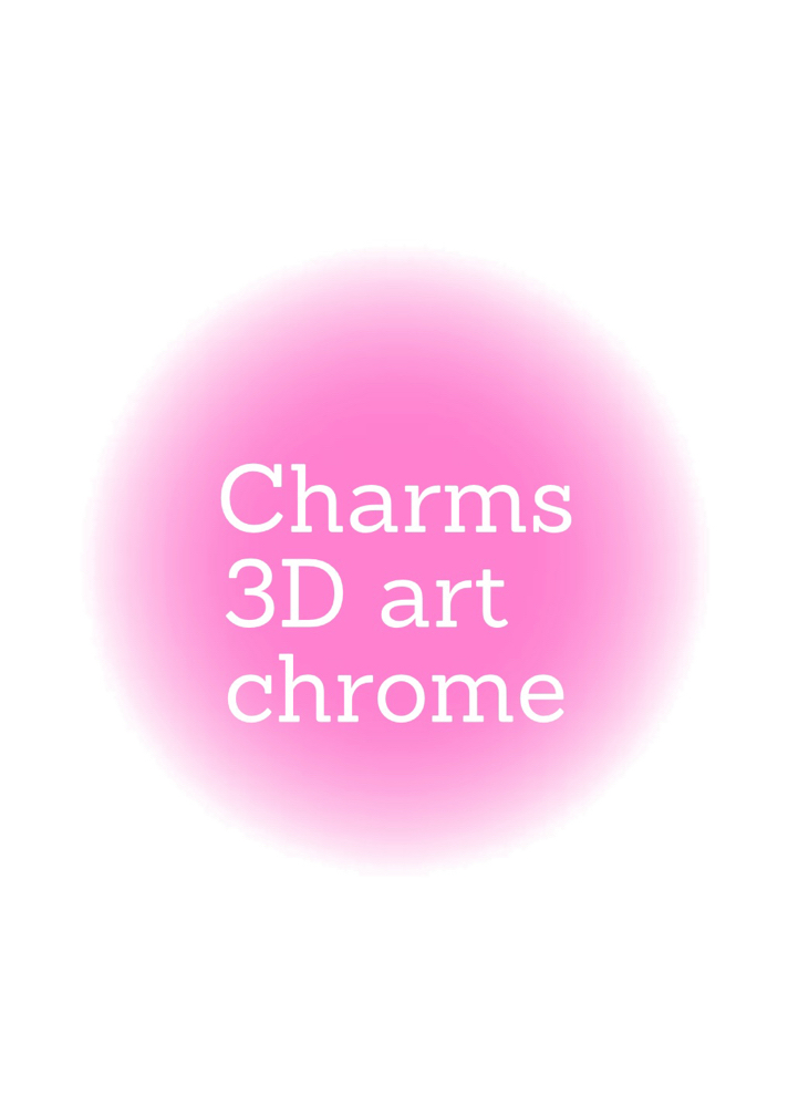 Charms , 3D Art , Chrome