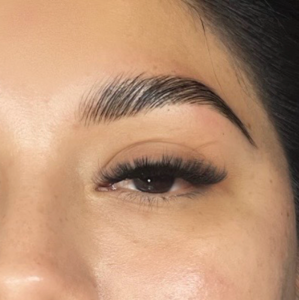Brow lami + wax + tint at MicroBaddie Co. in Chicago, IL