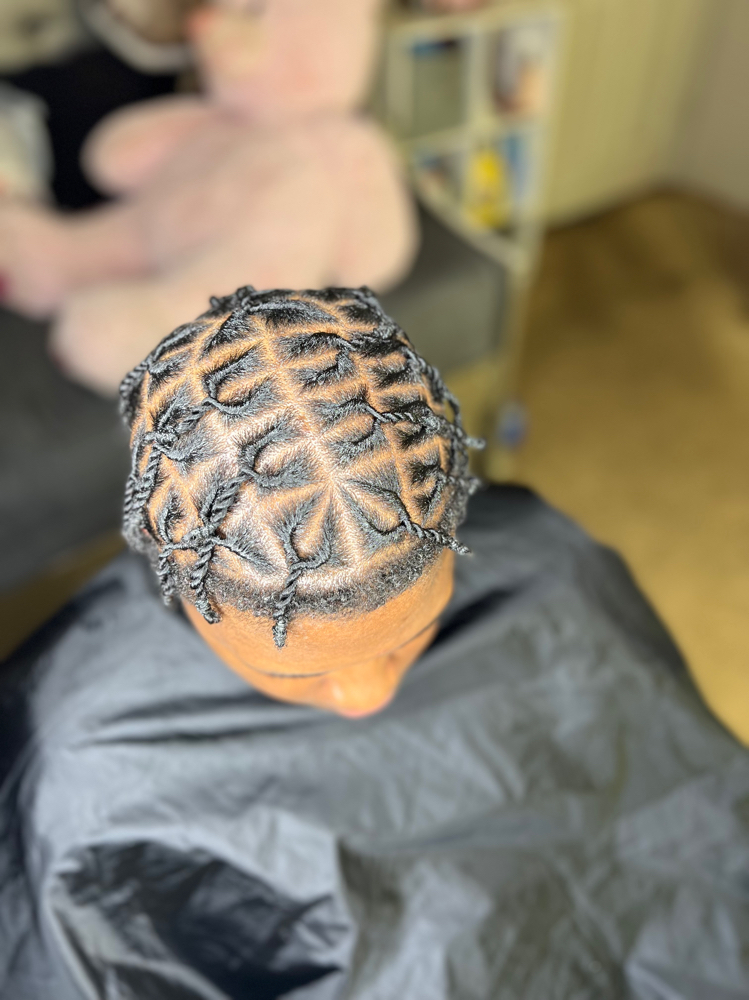 Rope Twist Short Hair