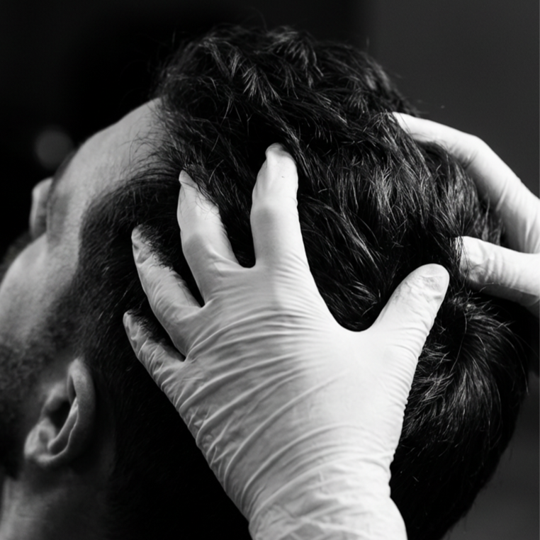 Extra Scalp Massage at Scissors & Razors Men’s Grooming Studio in Huntersville, NC