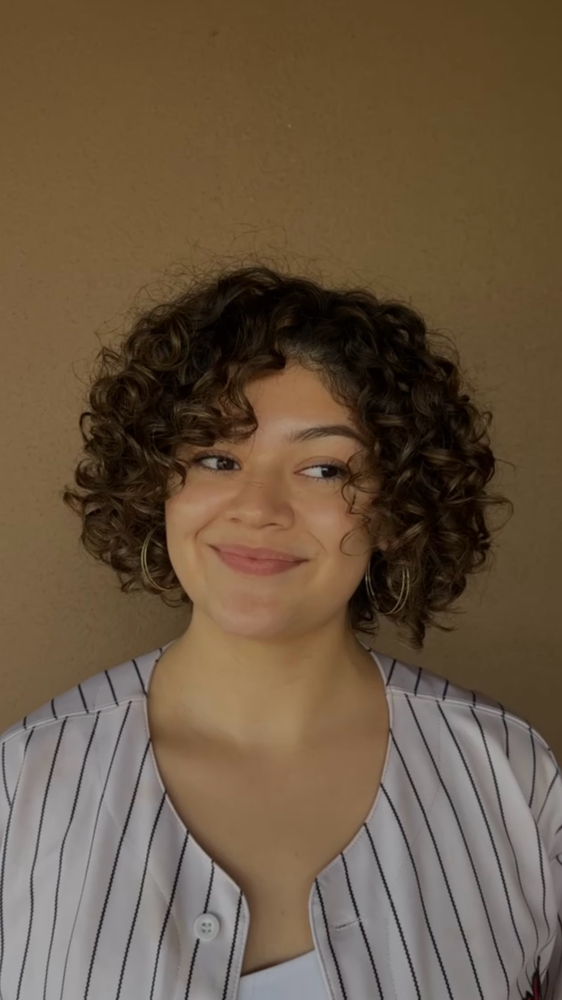 Short & Sweet Curly Cut