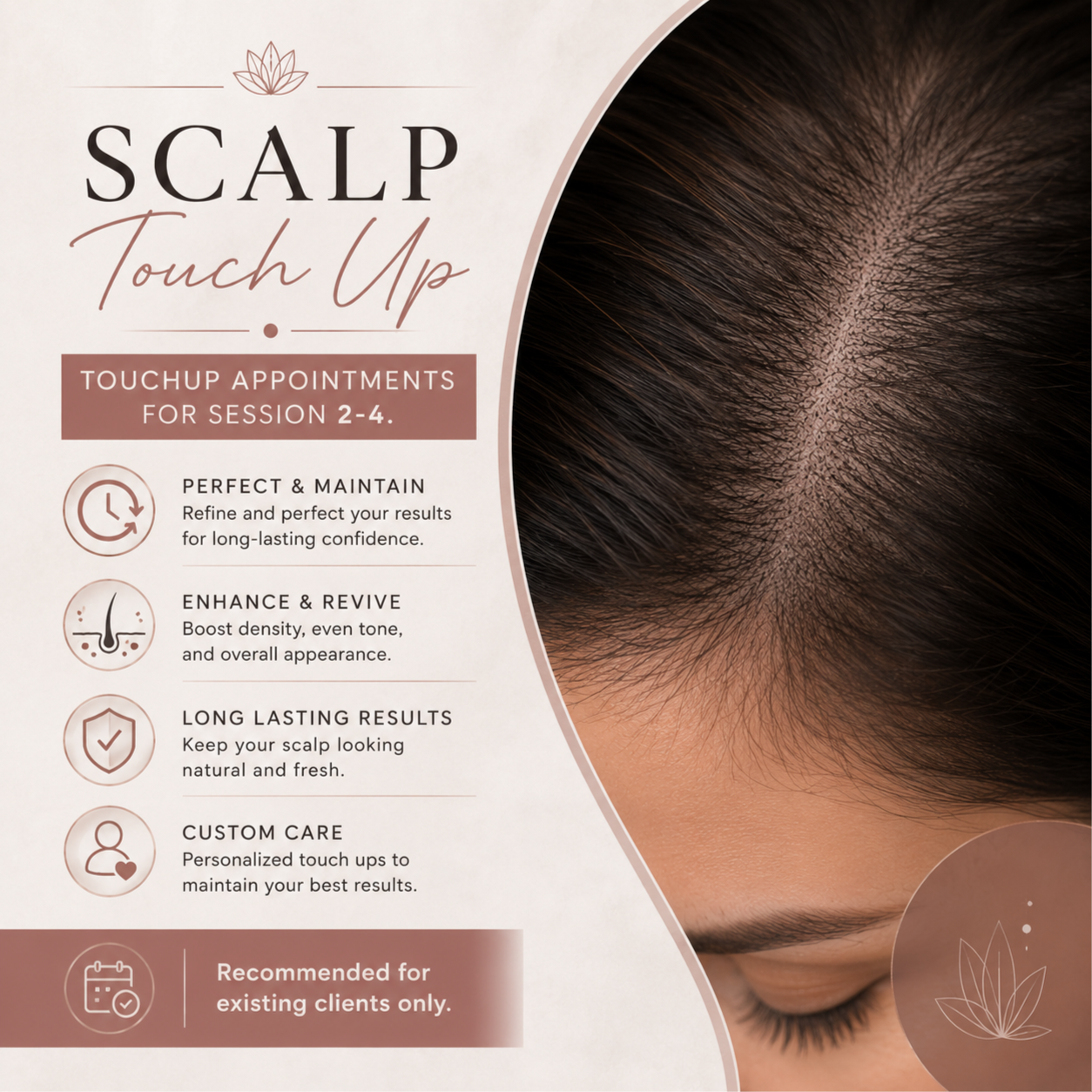 Scalp Touchup at Indigo Ink 210 in San Antonio, TX