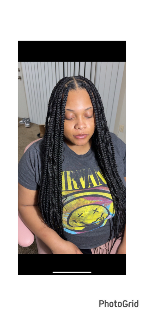 large knotless at loc’d&braided in Dayton, OH