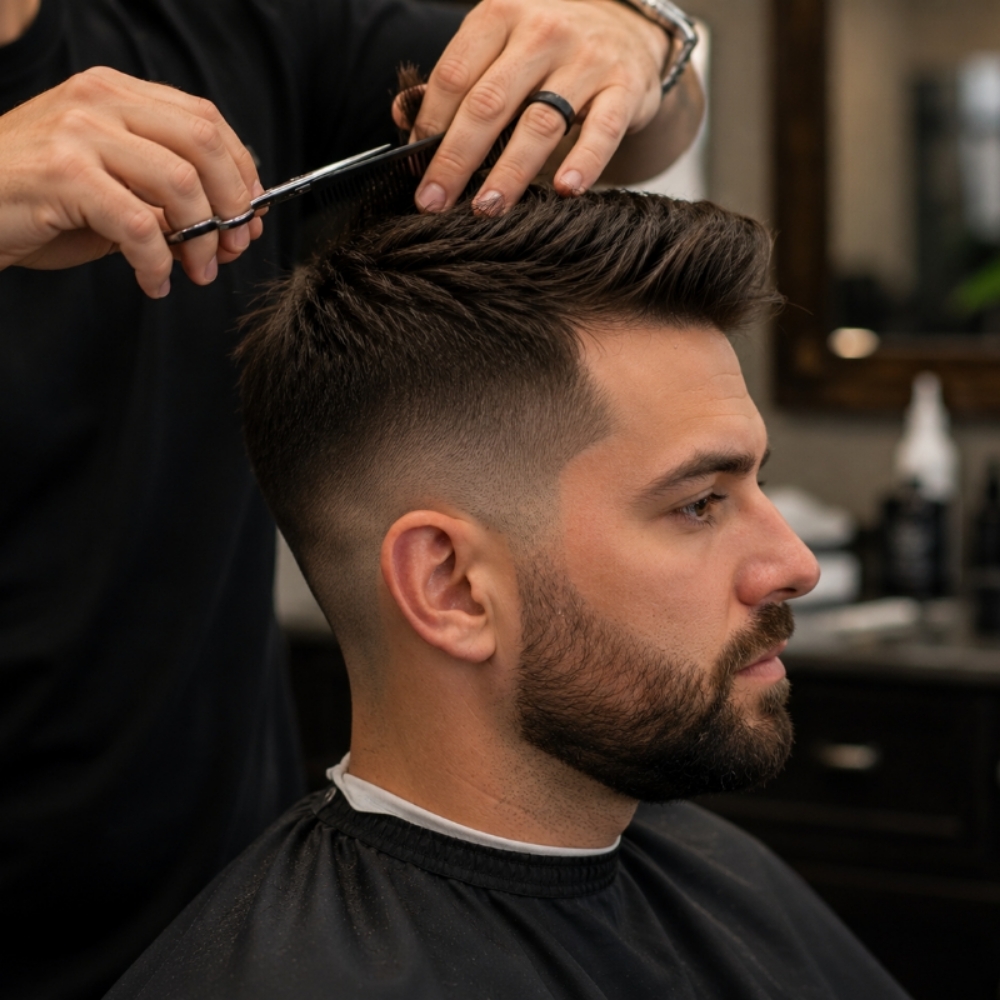 Mens Signature Trim & Style at The Beauty Bartender in Hudson Oaks, TX