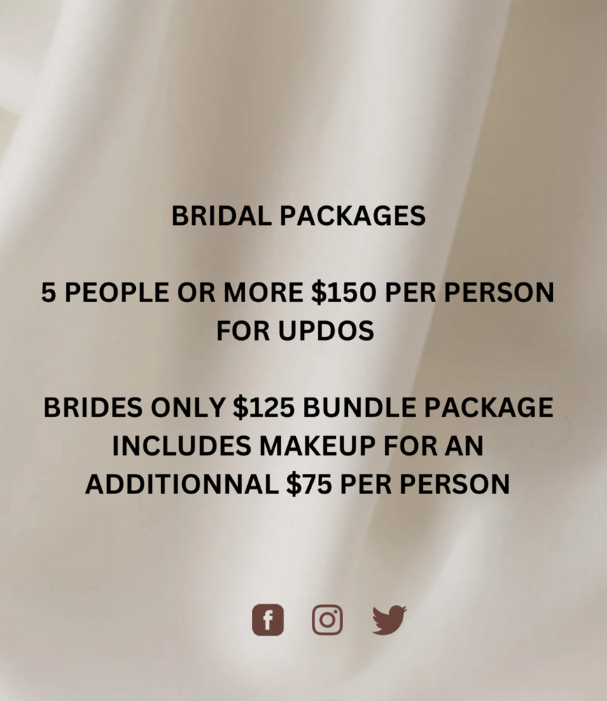 Bridal Packages 5 Or More