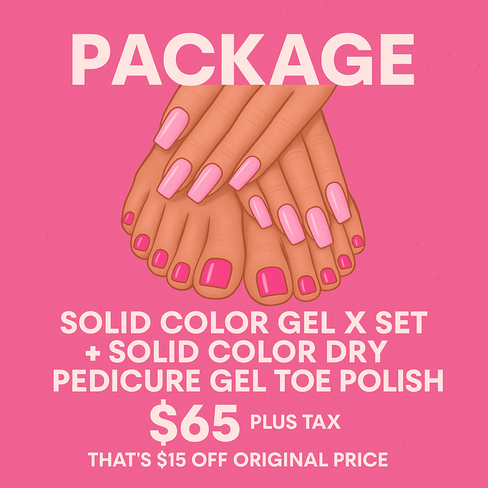 Solid Color Gel X + Gel Toes