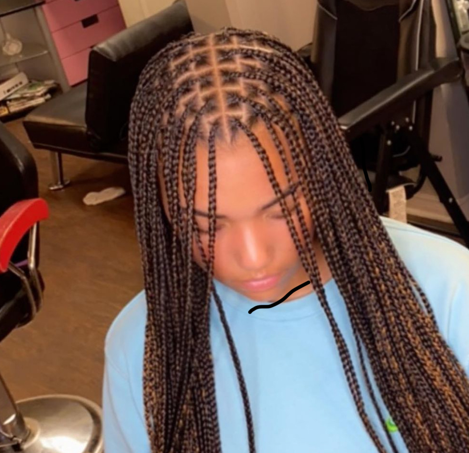 Knotless Box Braids Xtra Small