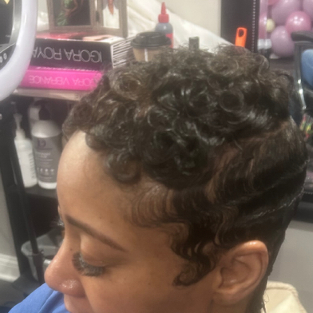 Pixie Cut Color And Style at House of Healthy Hair in Merrillville, IN