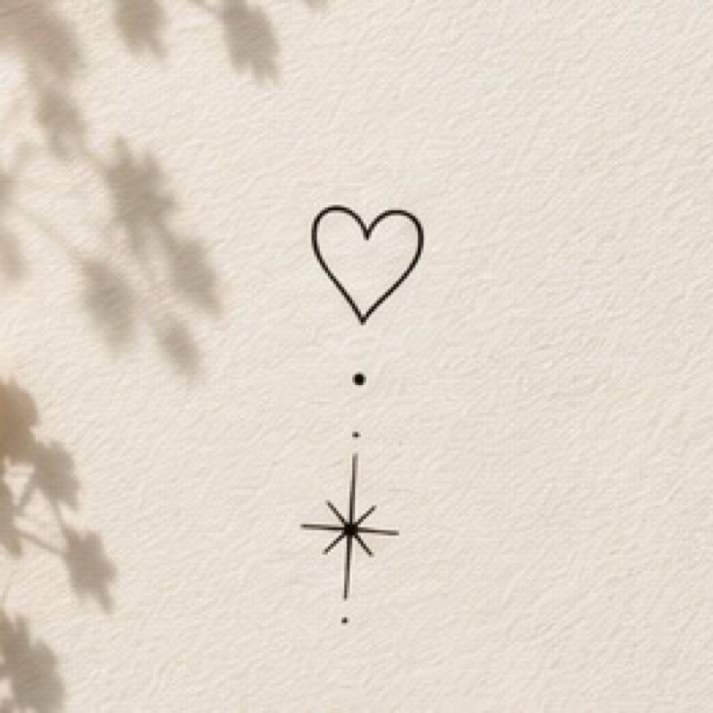 Tiny Tattoo — Minimal at Kristel Kazda in Clayton, NC