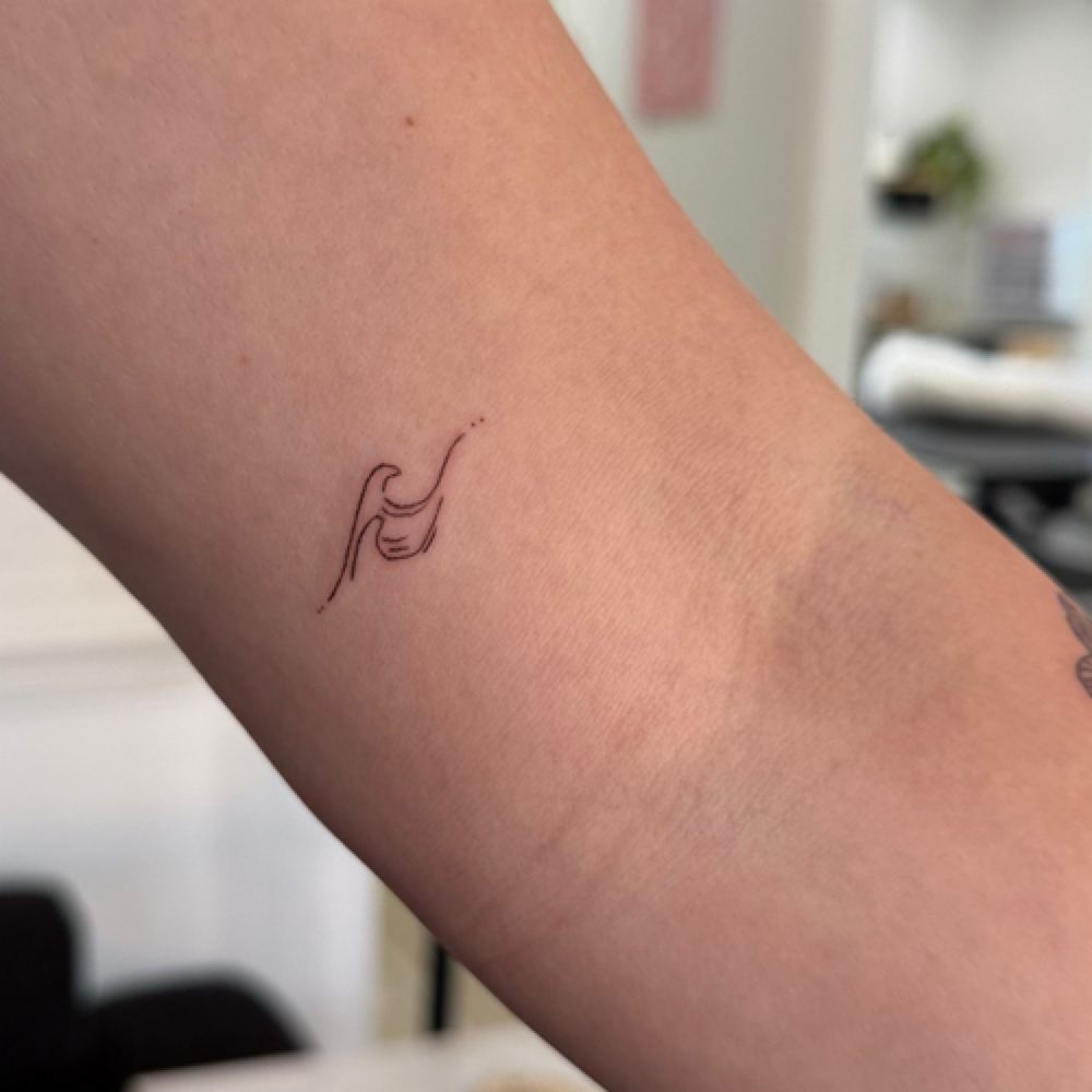 Tiny Tattoo — Simple at Kristel Kazda in Clayton, NC