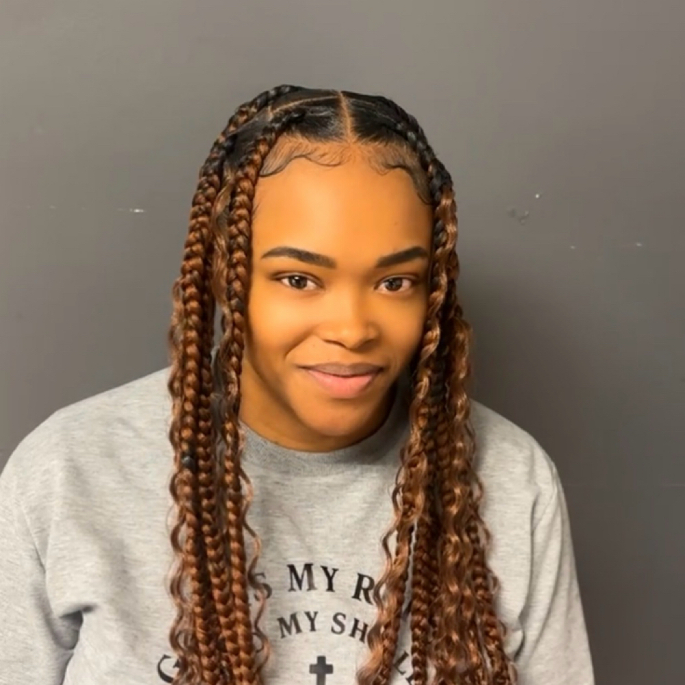 boho knotless large at Birds Braiding Boutique in Newnan, GA