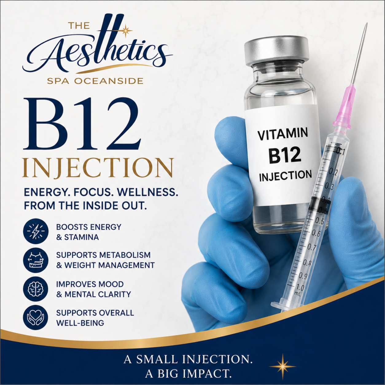 B12 Injection at The Aesthetics Spa in Oceanside, NY