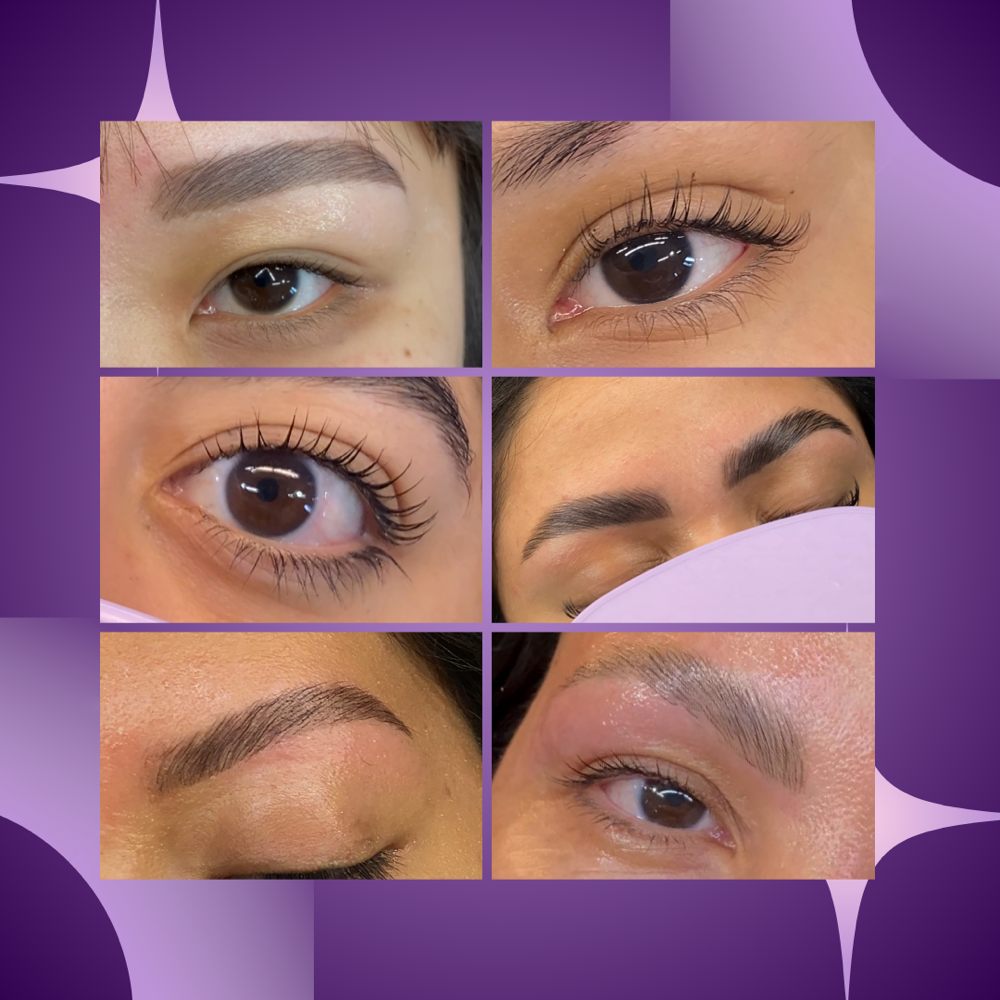Brow Combo & Korean Lash Lift🧚‍♀️ at Lenes Dollhouse in North Richland Hills, TX