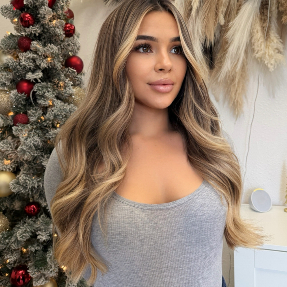 Balayage/ Highlights at Glow by Destiny in Modesto, CA