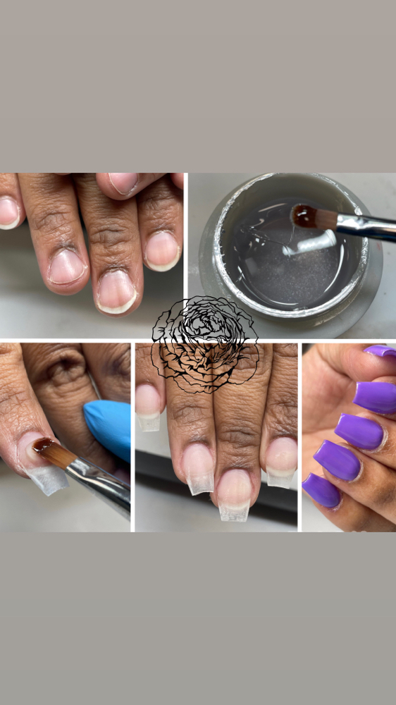 Hard Gel Full Set Tips Extension