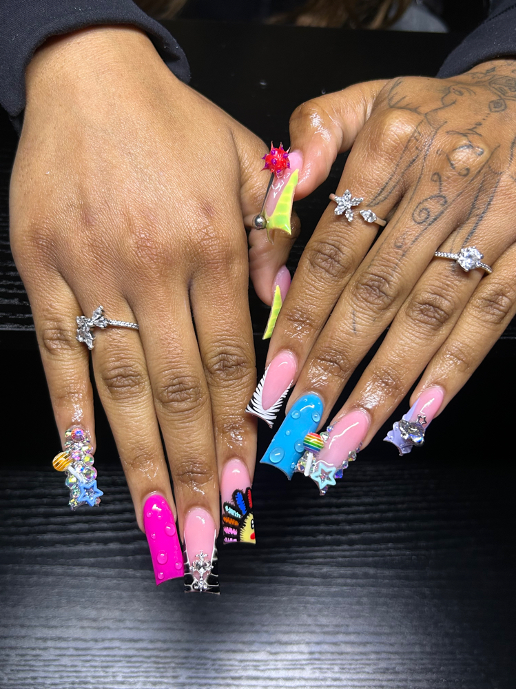 Long Acrylic Set