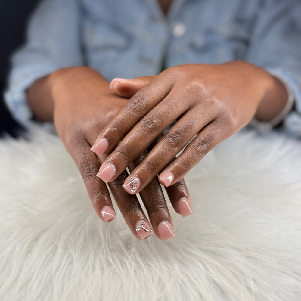 Polygel Overlay at Sparkling Tips Studio in Raleigh, NC