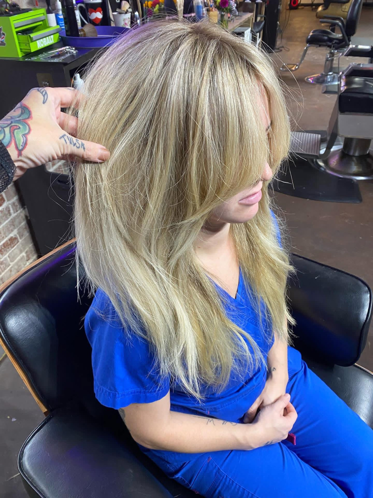 Full Head of highlights at Melissa Kohl in Sandsprings, OK
