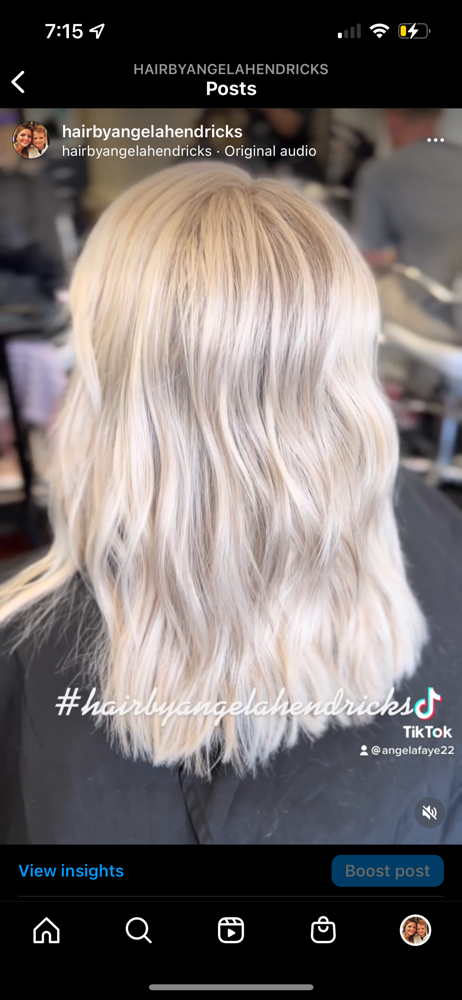 Blonding Babylights & Cut